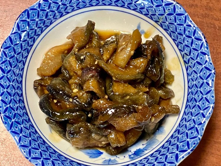 茄子の辛子漬
